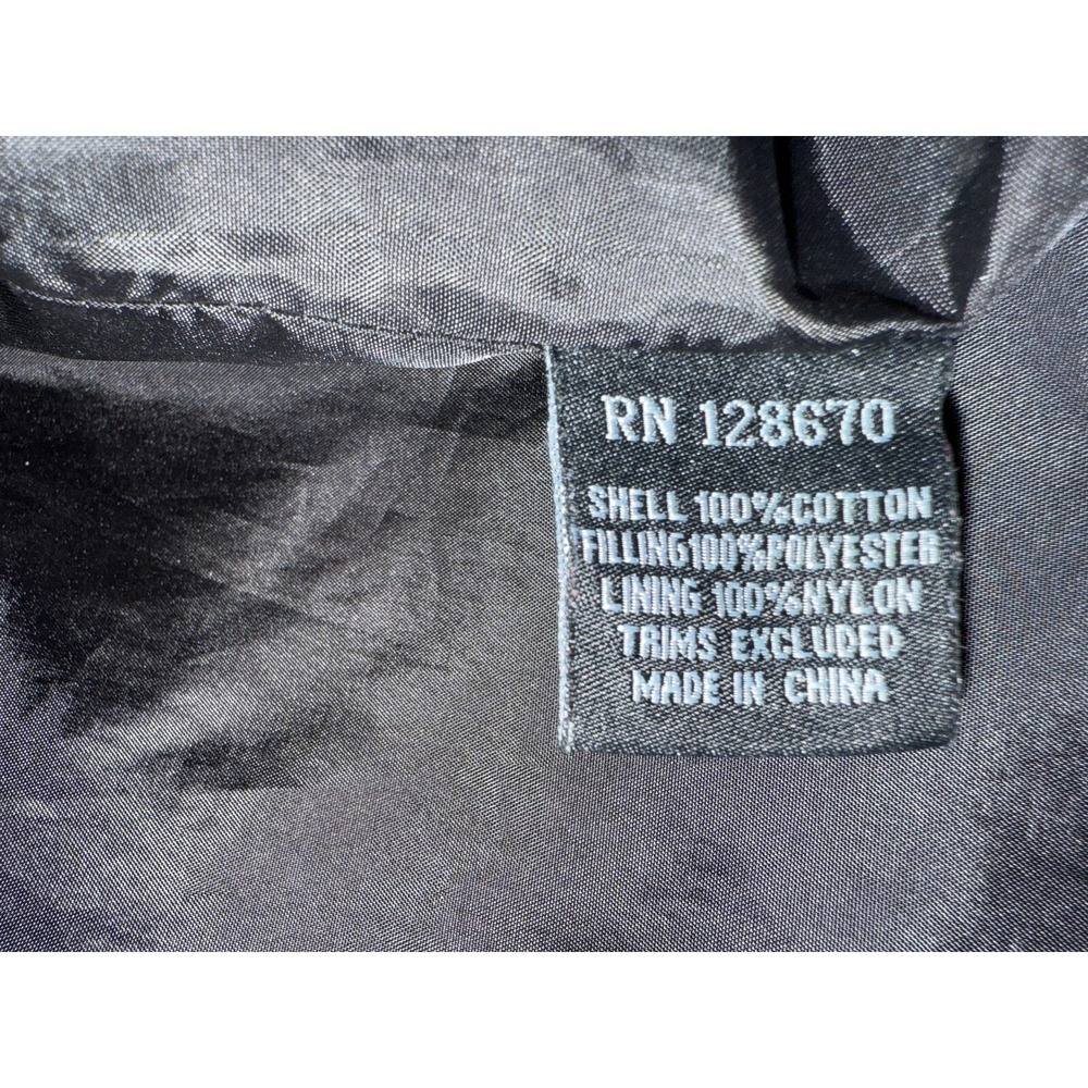 COWBOY HARDWARE - Go Spur 1 - Men's Black Canvas Lined‎ Jacket - Size X-Large XL - Picture 8 of 9